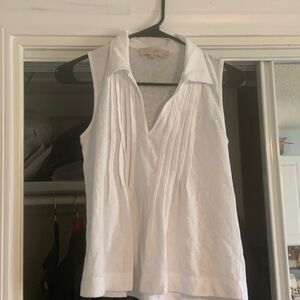 LOFT White Sleeveless Blouse